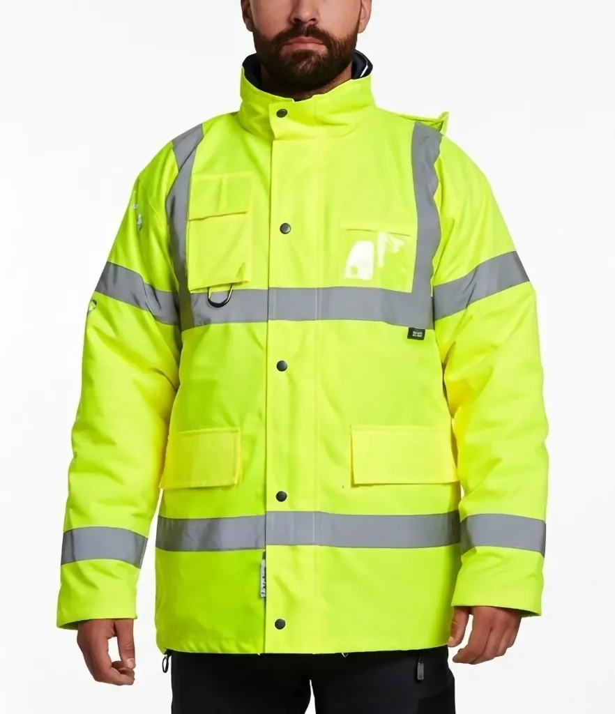 [HV302YES] HV302 Hi Vis Parka (Yellow, Small)