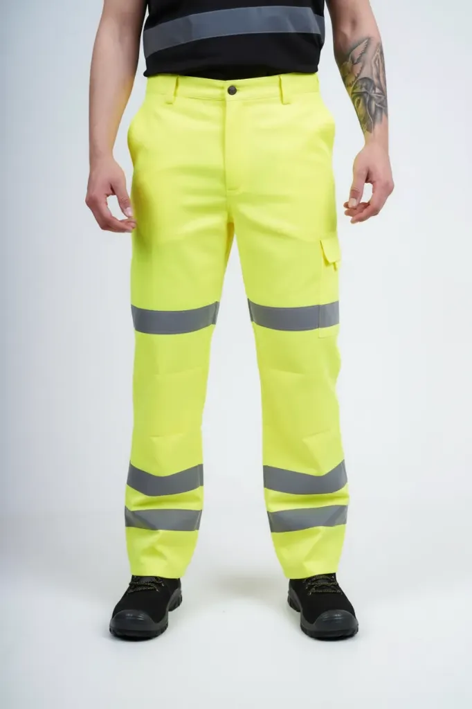 [HV515YES] HV515 Hi Vis Cargo Trouser (Yellow, Small)